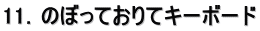 11�D�̂ڂ��Ă���ăL�[�{�[�h